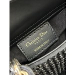 Dior Lady Mini Embroidery Colorful Bead Diamond Model: S0856